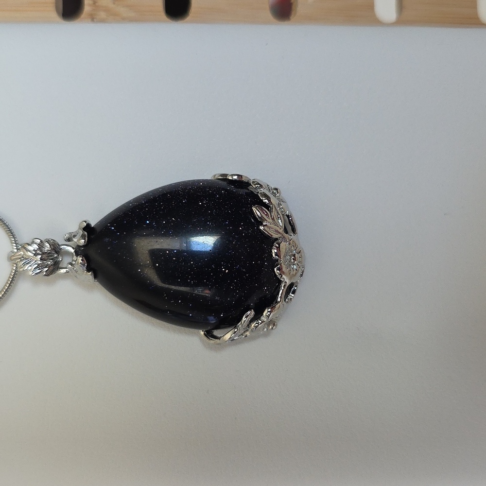 Reiki Healing Crystal Chakra Water Drop Pendant